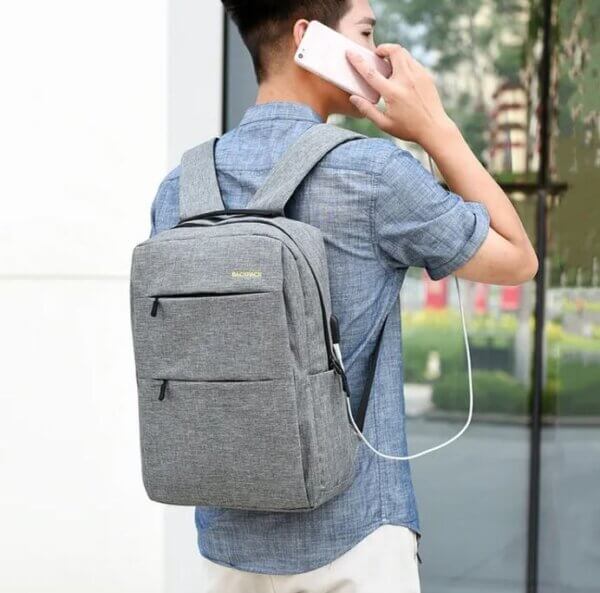 Laptop Anti-Theft USB-Compatible BackPack bag for men and women 3 in 1 bags School Bag, Travel Bag and more - Image 4