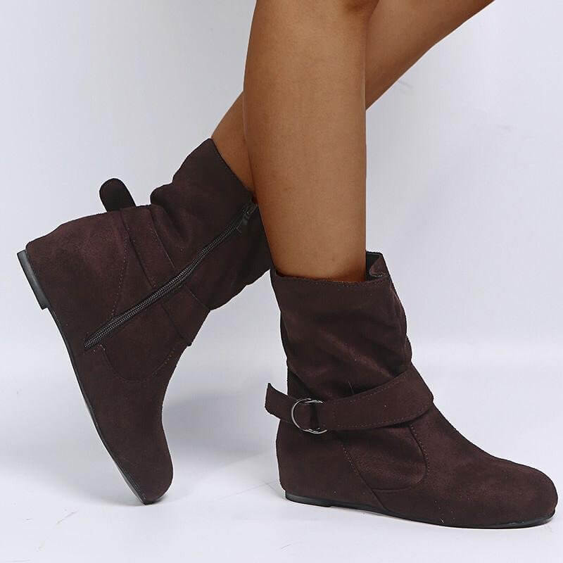 Amazon.com | SBGMoSJ Ankle Boots for Women No Heel Grey Women Ankle Boots  Stiletto 3 Inch Black Booties for Women Low Heel Western Black Suede Booties  Wide Width Cowgirl Booties for Women