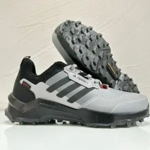 Adidas Terrex AX4 Gore-Tex Hiking Shoes – Grey/Black/White Hiking Sneakers and Shoes for Men