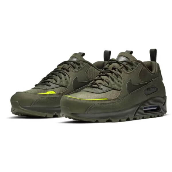 Nike Air Max 90 Surplus "Military Green Volt" Sneakers and Shoes for Men and Women - Image 3