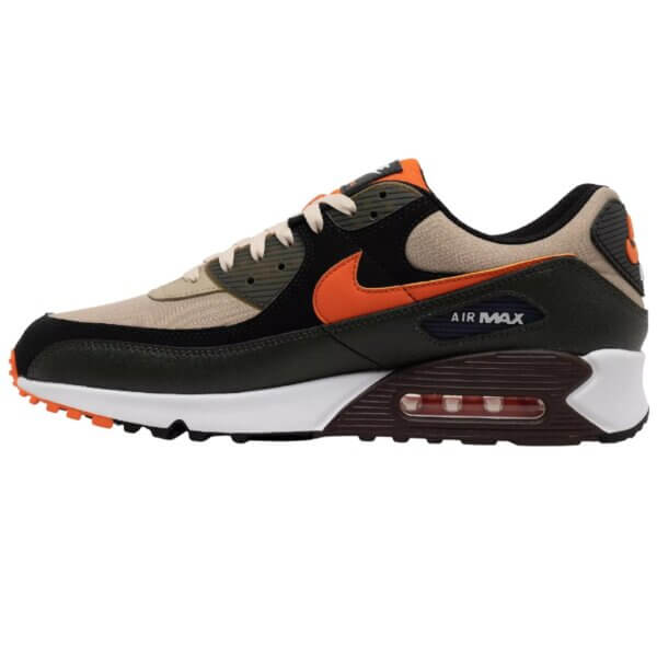 Nike Air Max 90 Tweed Dark Army Sneakers and Shoes for Men and Women - Image 2
