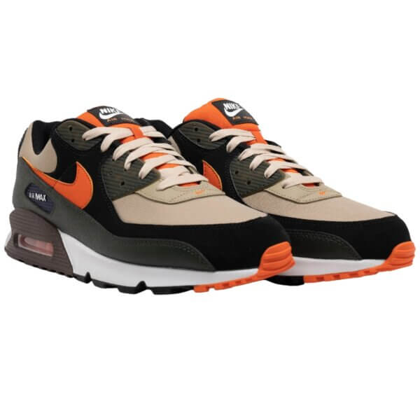 Nike Air Max 90 Tweed Dark Army Sneakers and Shoes for Men and Women - Image 7