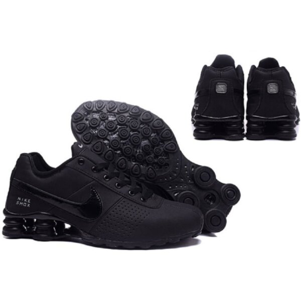 Nike Air Shox Deliver 809 Black Sneakers and Shoes for Men and Women Unisex - Image 3