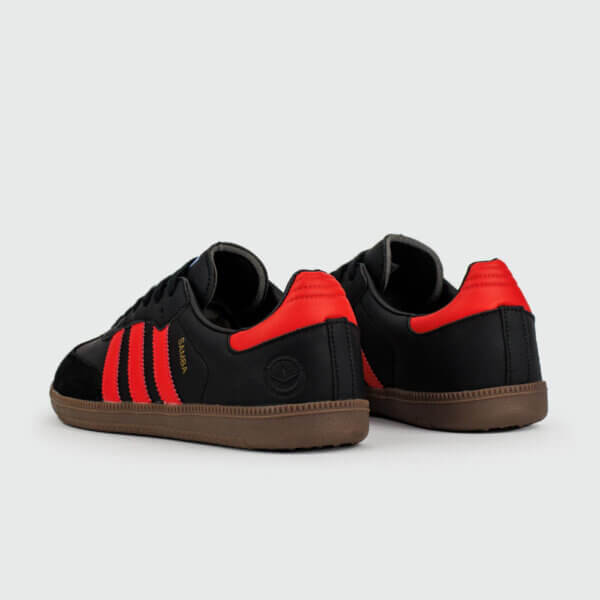 Adidas Samba OG Black Red Sneakers and Shoes for Men and Women Unisex - Image 3