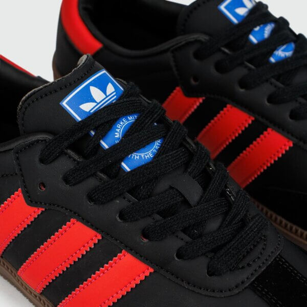 Adidas Samba OG Black Red Sneakers and Shoes for Men and Women Unisex - Image 5