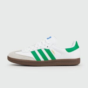 Adidas Samba White Green Sneakers and Shoes for Men and Women Unisex