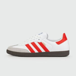 Adidas Samba White Red Sneakers and Shoes for Men and Women Unisex