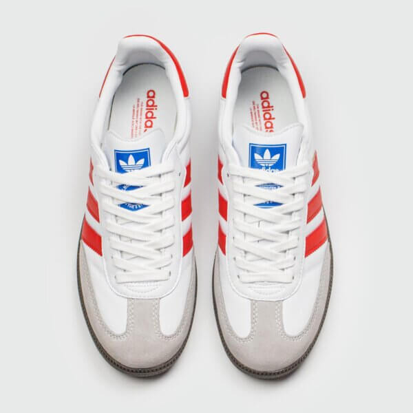 Adidas Samba White Red Sneakers and Shoes for Men and Women Unisex - Image 6