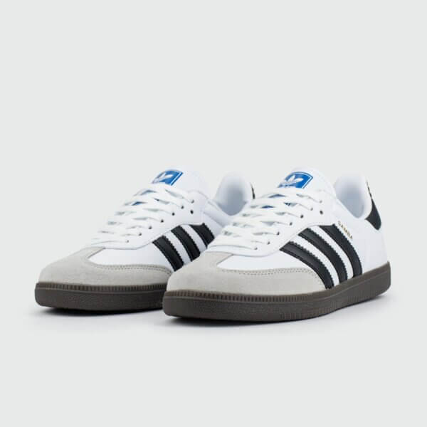 Adidas Samba White Black Sneakers and Shoes for Men and Women Unisex - Image 7