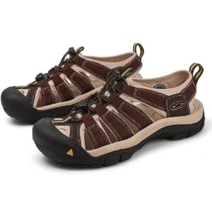 KEEN Men's Newport H2 Closed Toe Water Sandal Brown