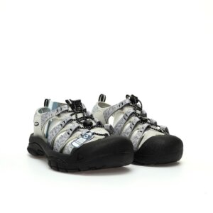 KEEN Men's Newport H2 Closed Toe Water Sandal Grey Black