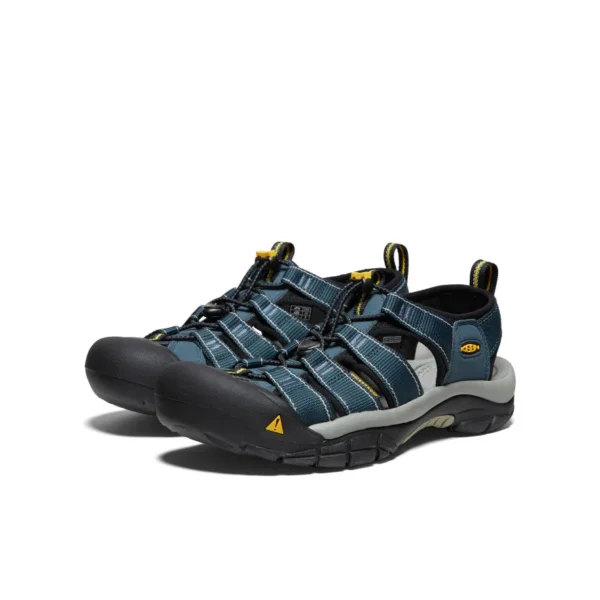 KEEN Men's Newport H2 Closed Toe Water Sandal Navy Medium Grey - Image 5