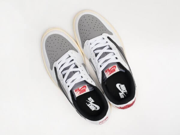 Nike Air Jordan 1 Low x Travis Scott "Grey" Sneakers and Shoes for Men and Women Unisex - Image 2