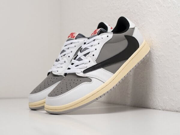 Nike Air Jordan 1 Low x Travis Scott "Grey" Sneakers and Shoes for Men and Women Unisex - Image 3