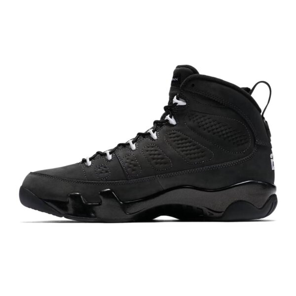 Nike Air Jordan 9 Retro IX Anthracite White Black Sneakers and Shoes for Men - Image 5