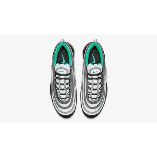 Nike Air Max 97 Black Green Sneakers and Shoes for Men and Women Unisex - Image 3