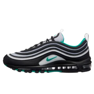 Nike Air Max 97 Black Green Sneakers and Shoes for Men and Women Unisex