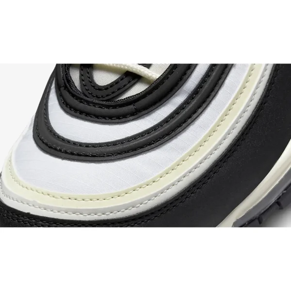 Nike Air Max 97 OG Black White Sneakers and Shoes for Men and Women Unisex - Image 5