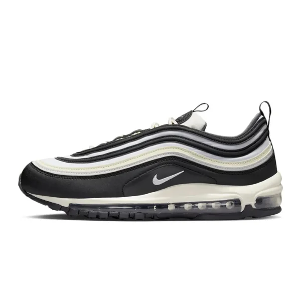 Nike Air Max 97 OG Black White Sneakers and Shoes for Men and Women Unisex