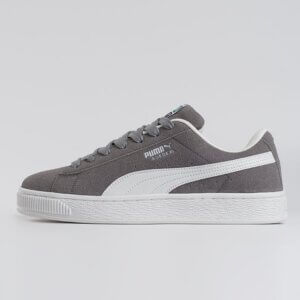 Puma Suede Classic Grey Sneakers and Shoes for Men and Women Unisex