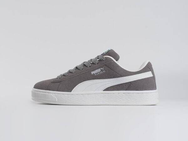 Puma Suede Classic Grey Sneakers and Shoes for Men and Women Unisex