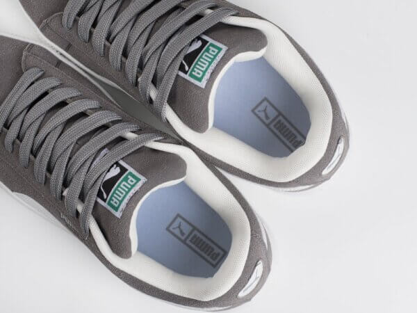 Puma Suede Classic Grey Sneakers and Shoes for Men and Women Unisex - Image 4