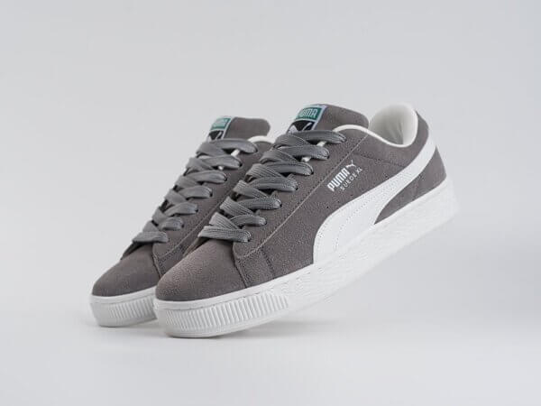 Puma Suede Classic Grey Sneakers and Shoes for Men and Women Unisex - Image 5