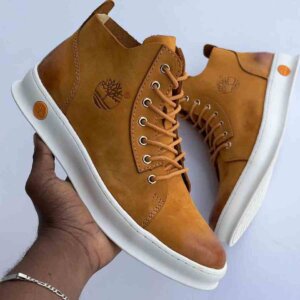 Timberland Men's Boots Brown White Breathable Lightweight Waterproof Sneaker Boots