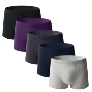 6PCs Premium Men’s Cotton Boxer Briefs – Comfortable, Breathable & Durable Multipack | Perfect Everyday Underwear for Men